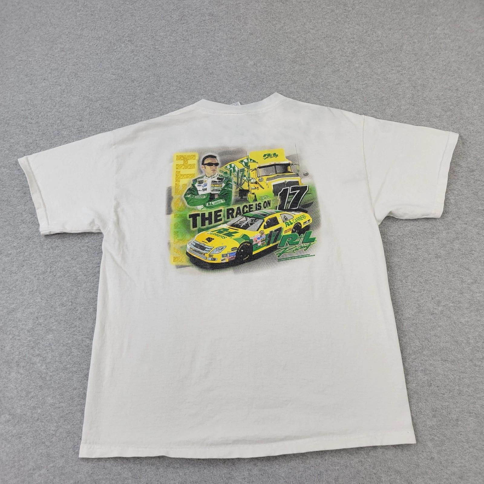

VTG Matt Kenseth R+L Carriers #17 Delta Magnum Weight Shirt Mens Large VTG Y2K 3XL
