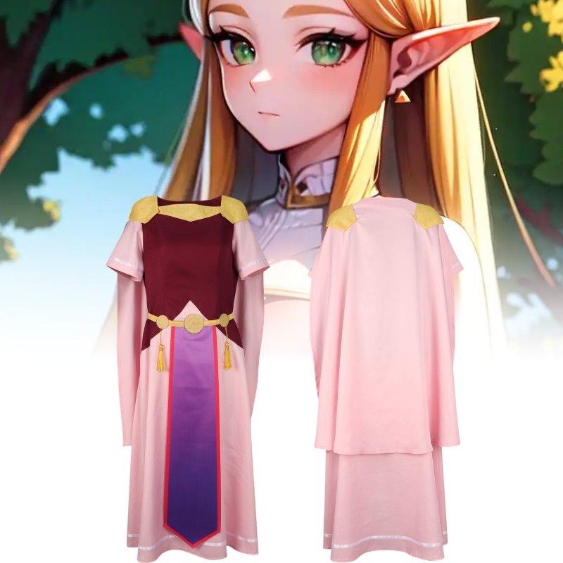 Legend Of The Zelda Princess Girl Role Play Cosplay Costume Performance Clothes