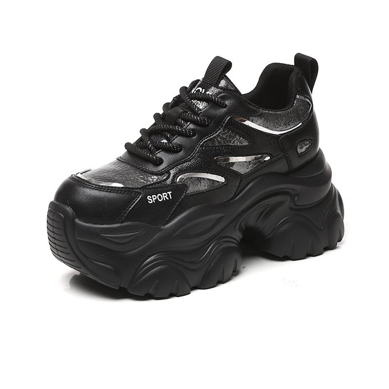 Chaussures femmes automne et hiver petites chaussures décontractées mode plateforme couleur unie chaussures de sport enfants polyvalentes