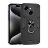 KEYSION Shockproof Case for TECNO Spark Go 1 Go 2025 Silicone+PC Camera Protection Ring Stand Phone Back Cover for Tecno Pop9 4G