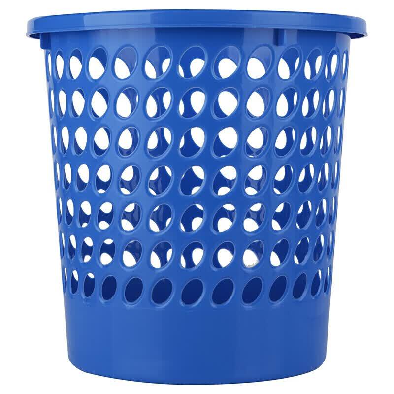 Deli Round Mesh Wastebasket синий