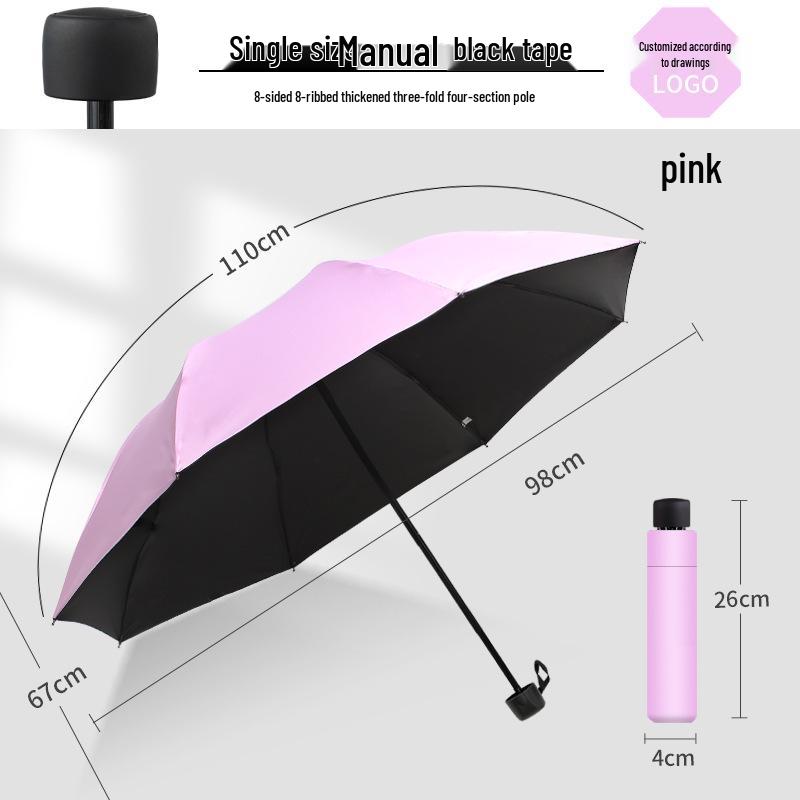 Automatic 60-Rib Folding Umbrella with UV Sun Protection