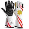 MOMO Approved MOMO Racing Gloves CORSA PRO White Size 9 Touchscreen Compatible FIA8856-2018 (M)