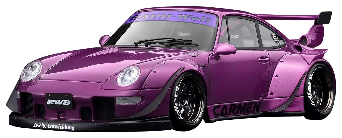 

модель зажигания масштаб RWB 993 Металлик фиолетовый готовое изделие IG3623 TK.Company 1/18