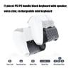 Rechargeable Controller Keyboard Featuring Speaker and Mic for Communication in Gaming Mini Keyboard