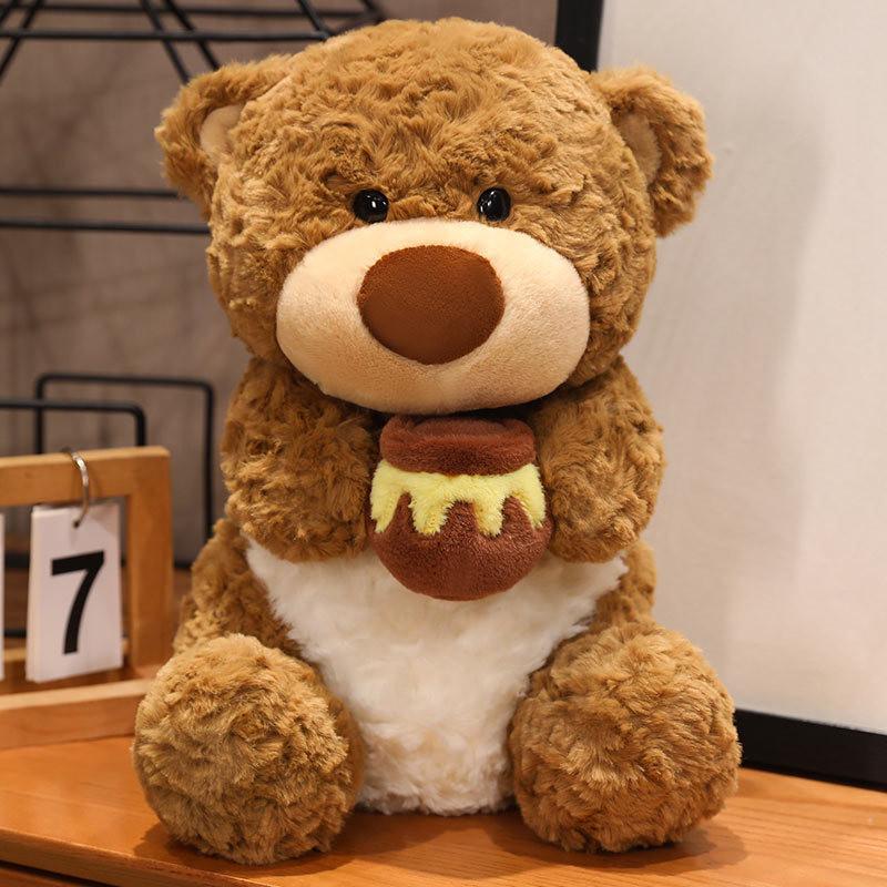 

Pot Bear Honey Plush Toy Doll Room Decoration Ornaments Christmas Gift Pp Cotton 22cm/8.66in