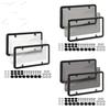 American car license plate frame, universal license plate holder, license plate bracket, screw, car modification parts
