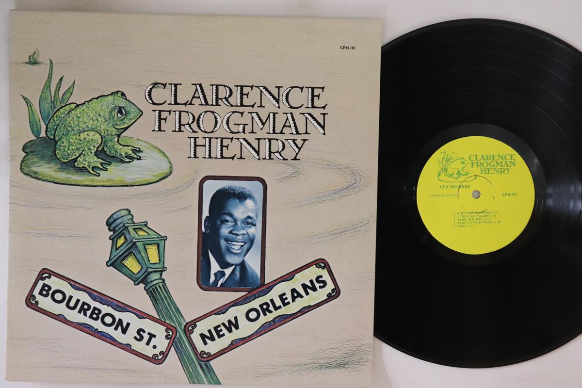 

LP Record CLARENCE FROGMAN HENRY - Bourbon St. New Orleans CFH101 CFH US Rock Used