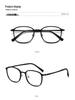 Ultralight Retro Square Eyeglass Frames - Unisex High-End Korean Design