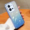 KEYSION Luksusowe etui na telefon z brokatem i powłoką galwaniczną dla VIVO V25 5G V25e Przezroczysty miękki TPU Odporny na wstrząsy tylny pokrowiec dla VIVO V25e V25 5G