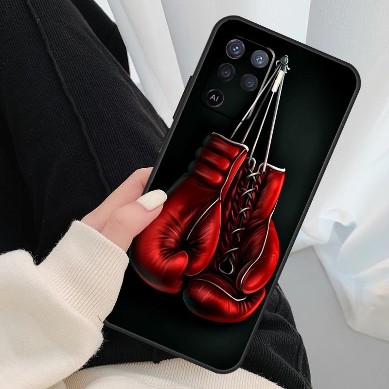 Boxing Gloves Case For Oppo A18 A38 A58 A78 A98 A80 A60 A40 A96 A76 A16 A94 A74 A54 A15 A17 A57 A77 A5 Pro