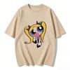 2026 Girls Super Powerful Blouse Training Streetwear Tshirt Womens Tee Breathable Gym Fitness Family Matching Outfits Clothing