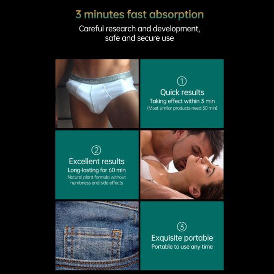 20g Enlargement Cream Safe Portable Universal Penis Sexual Enhancement Emulsion for External Use