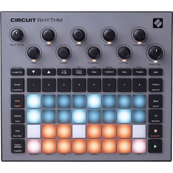 NOVATION CIRCUIT-RTM - RGB maticový rytmický automat
