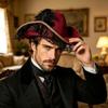 Stylish Black Pirate Hat With Lace And Feather Detail Halloween Cosplay Hat Perfect For Costume Parties