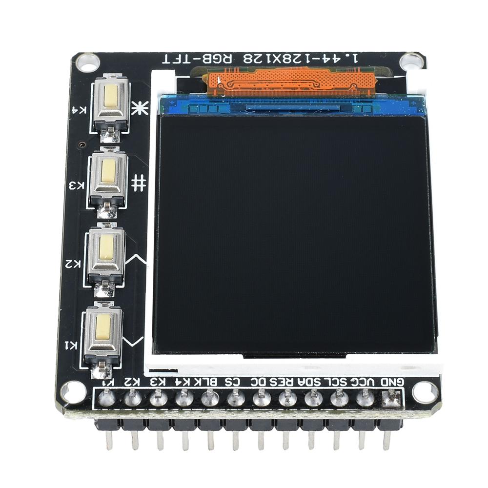 0.96/1.3/1.44/1.8-inch TFT IPS Color Screen LCD Display Module with 4 Buttons ST7735 / ST7789 Driver Interface SPI