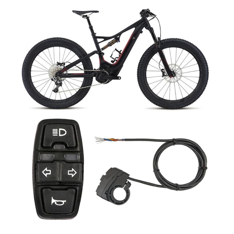 Electric Bike Horn Headlight Signal Light Switches Waterproof Lamps Horn Switchs