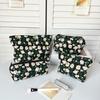 Dustproof Embroidered Cosmetic Bag Large Capacity Pencil Case Simple Cosmetic Storage Bag  Travel