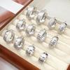 18K Gold Plated Titanium Steel Earrings for Women: High-End Luxury European & American Style Ear Cuffs