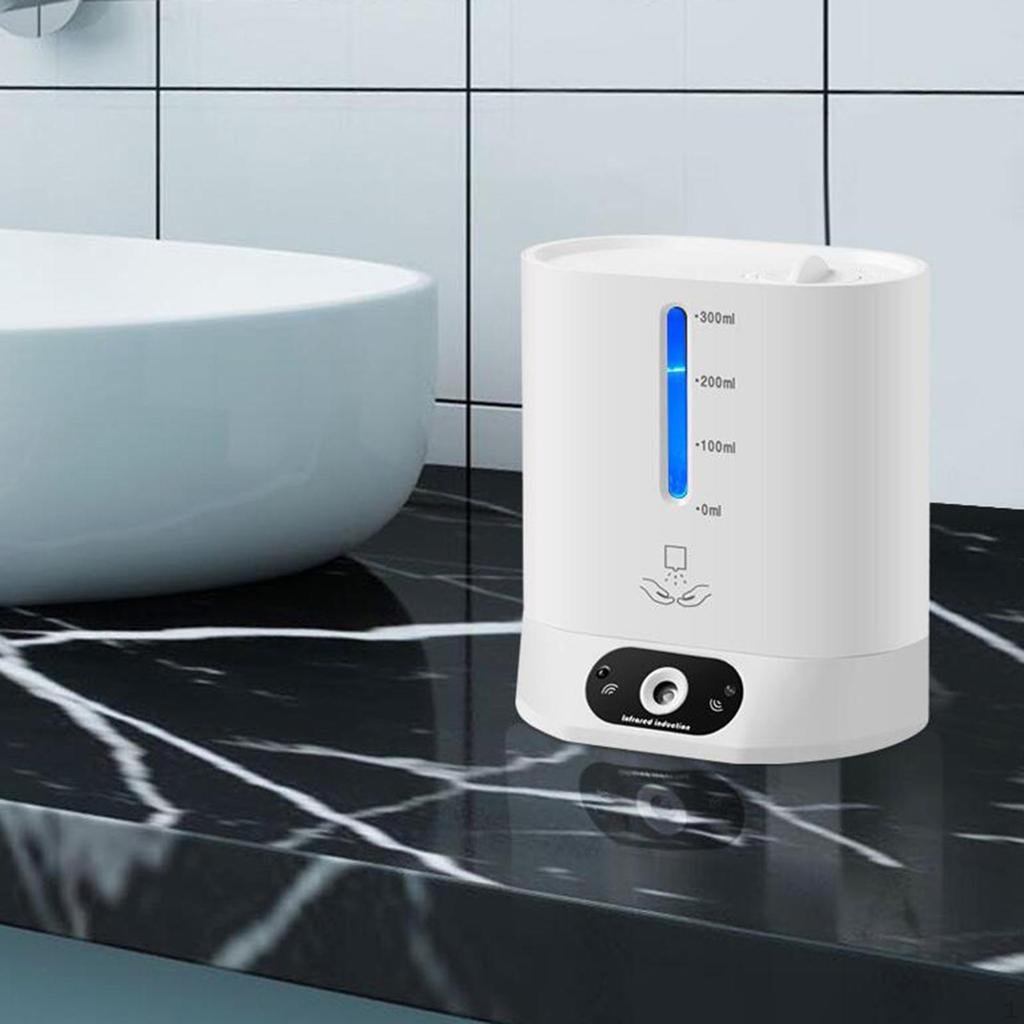 Automatic Sprayer Liquid Hands Sanitizer Dispenser for Kitchen Bathroom Office 300ml