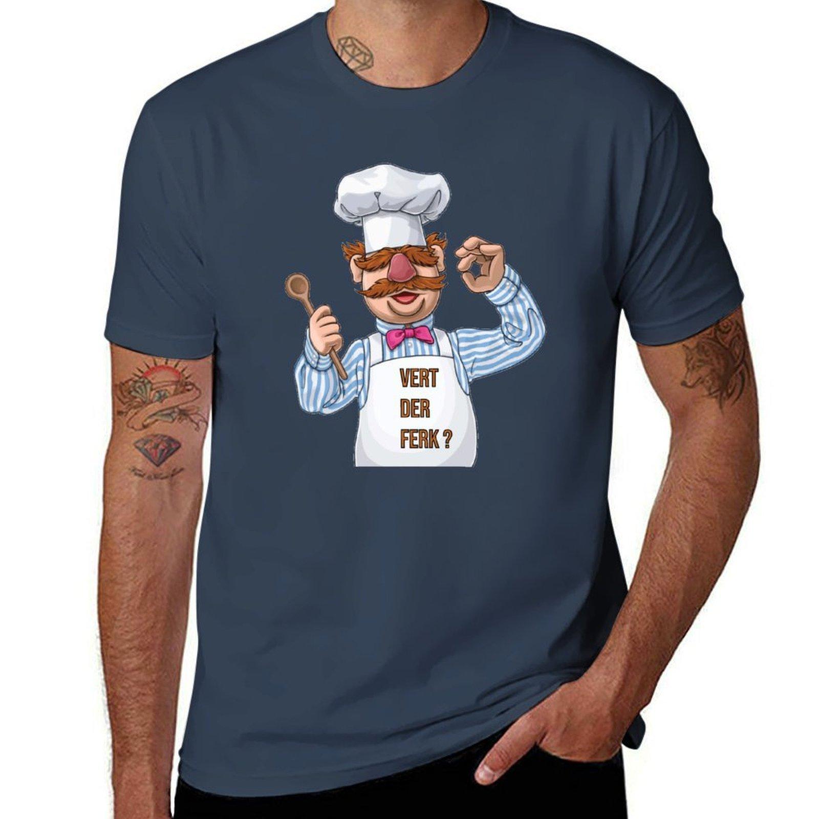 Vert Der Ferk Swedish Chef Tshirt Basic Regular Fit Casual Tshirt S