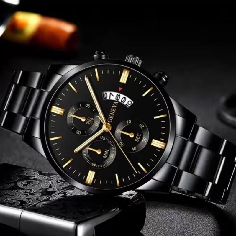 

Business Men S Watch Non-Mechanical Trend Fashion Casual Male Student Stainless Steel With Calendar Atmospheric Quartz Watch large price