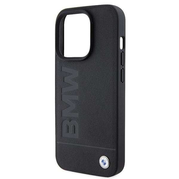 Bmw Bmhmp15Lsllbk Iphone 15 Pro 6.1 Czarny/Black Magsafe Leather Hot Stamp