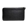 Coach Double Zip Wallet 21 Logo Design Zipper Closure Coated Canvas And Leather Wallet Women Wallet Black CX161-IMXAQ