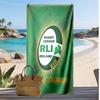 Ireland Rugby Custom Beach Towel, Print Your Name Text Lightweight Absorbent Towel for Swimming Travel