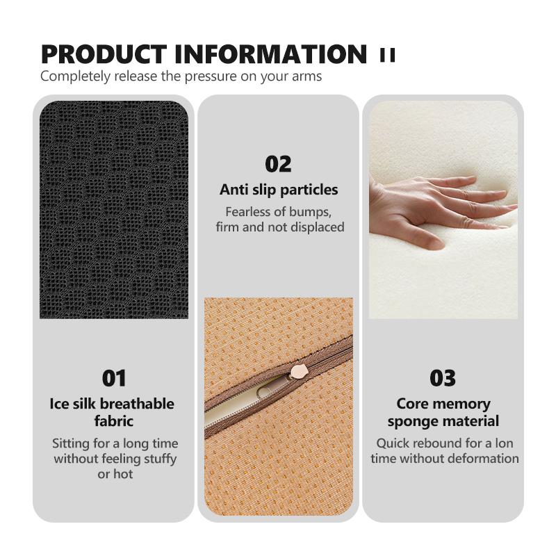 Car Sticker Hub Caps Universal Car Height Boost Seat Pad Ice Silk Breathable Memory Foam For Volkswagen VW Polo Jetta Sagitar Ma