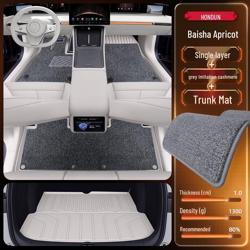 2026 Hongqi S9 TPE Floor Mats: Full Set Interior Carpet for Five Seats