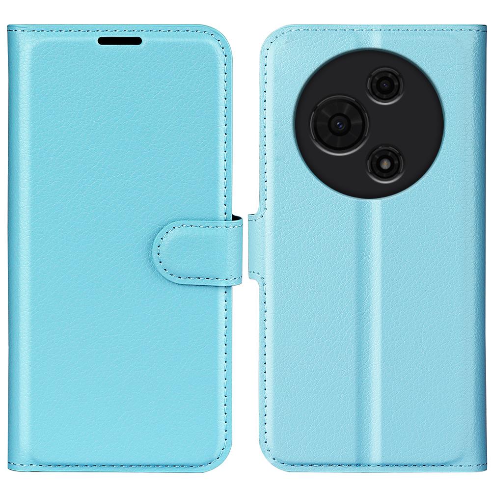 For TCL 605 4G Case Litchi Texture Shockproof Leather Wallet Phone Cover