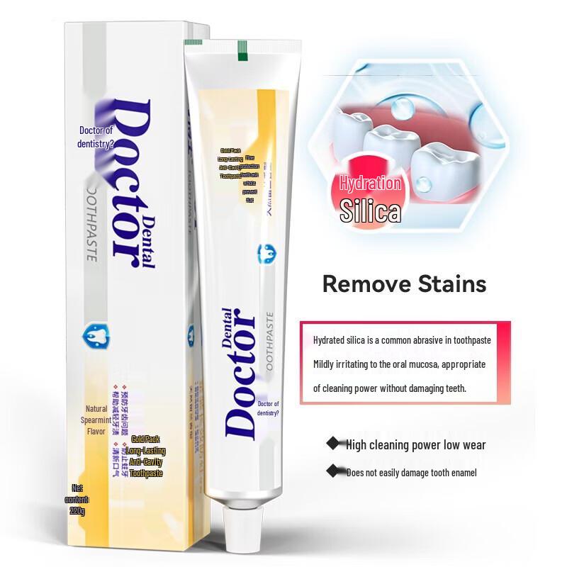 Dr. Tooth Gold Long-Lasting Anti-Cavity Toothpaste