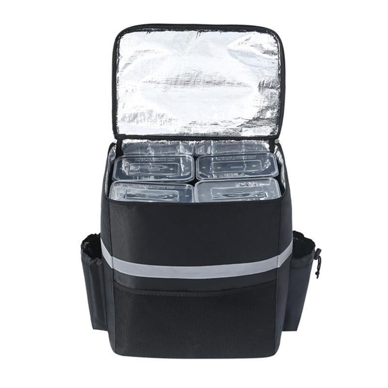 35L Outdoor Oversized Rider Takeaway Box Waterproof Thermal Insulation Fresh Food Distribution Refrigerator Container
