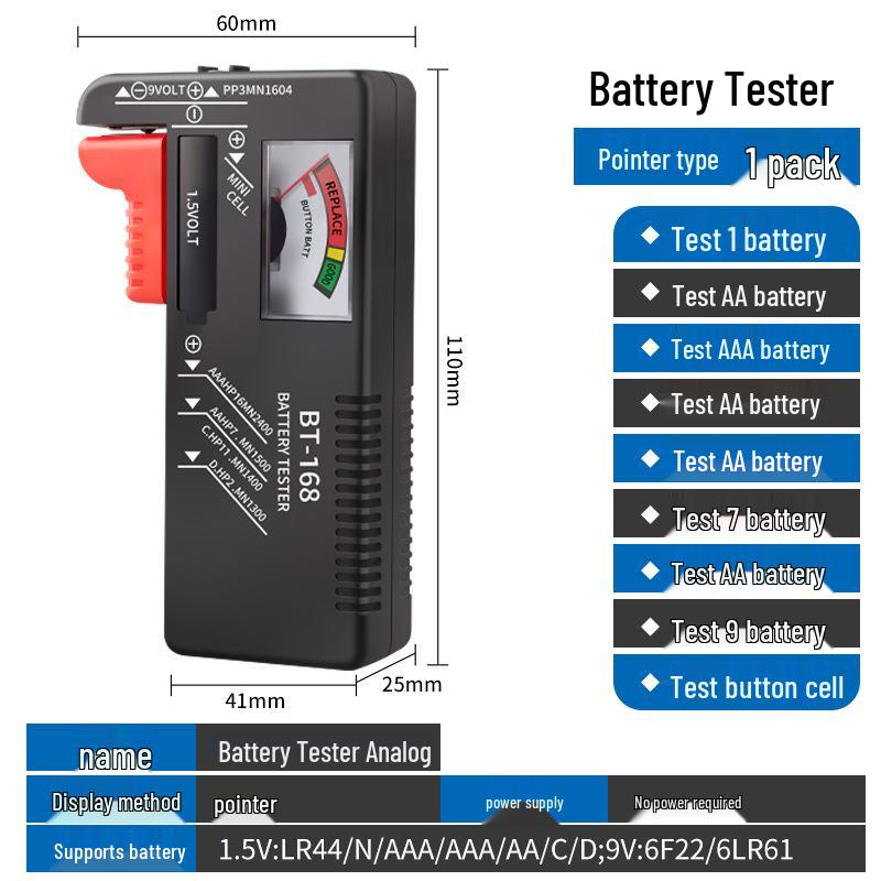 

Тестер емкости аккумулятора Цифровой дисплей