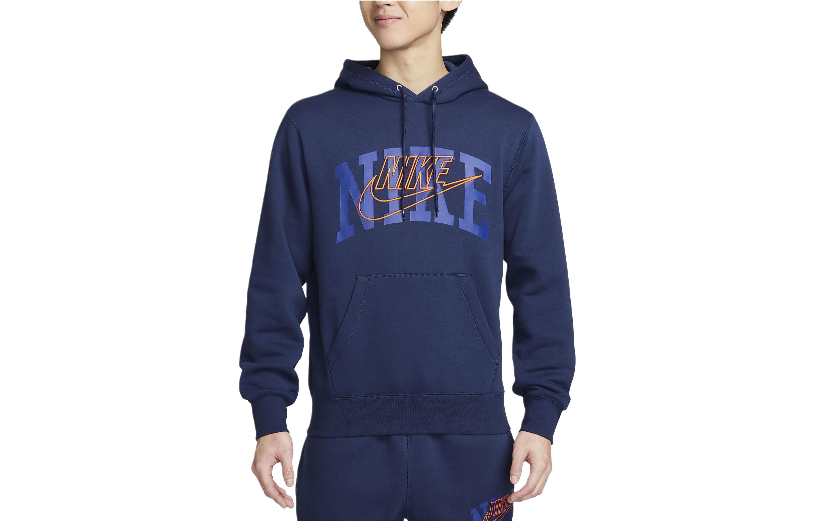 Nike Sweatshirts Men s Blue Hooded Moderate Regular FV4448-410 L