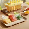 Cartoon Silicone Ice Cream Mold 6 Grids Ice Candy Mold Portable Ice Cream Box  Kitchen