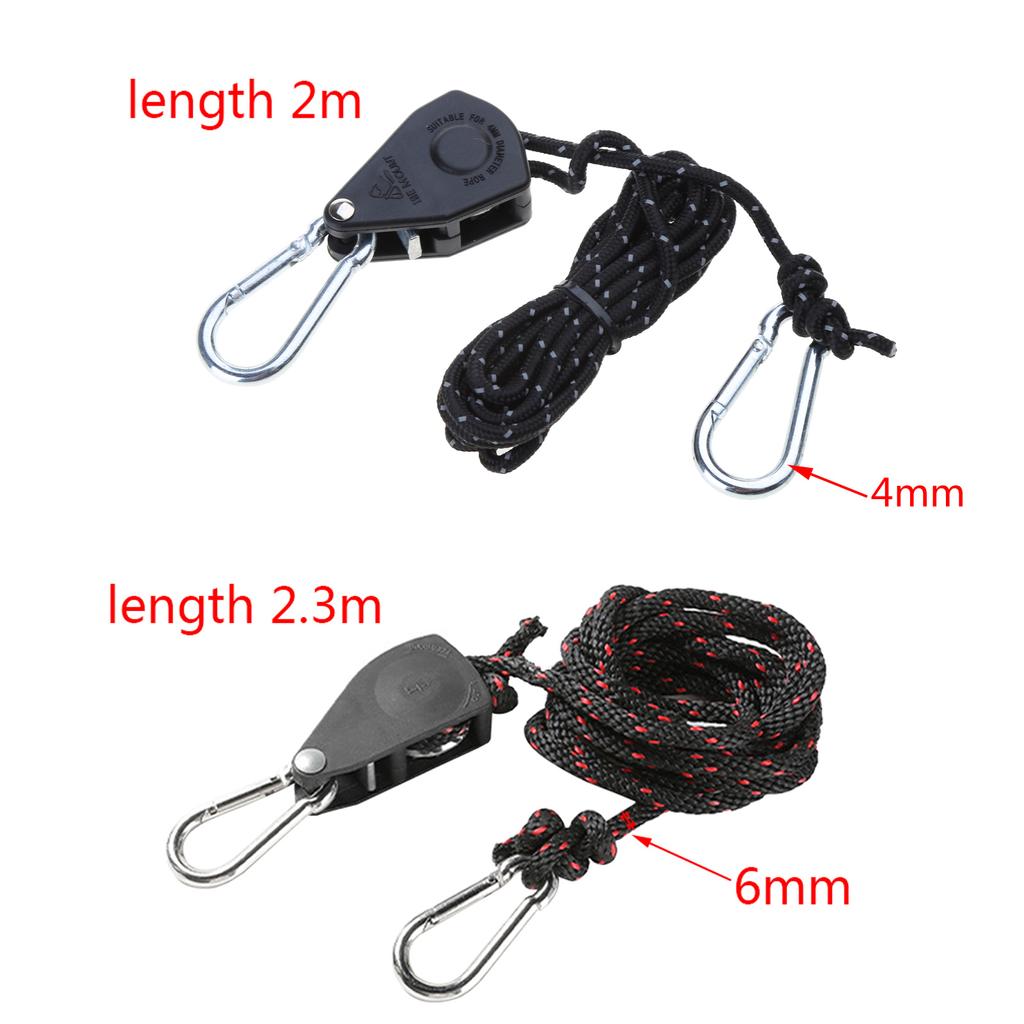 Telt Tau Låse Remskive Juster Fast Spenne Tau Heavy Ratchet Remskive Vindstopper Tie Downs Tauhenger Campingverktøy