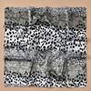 90*90cm Leopard Printed Square Scarf Women Luxury Designers Scarf Fashion Dot Headband Matte Soft Satin Hair Band Handkerchief