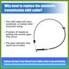 33820-08020 33820B 3382008020 Gear Shift Cable Automatic Transmission Shifter Cable Replacement for Toyota Sienna 2004-2010 Vehicle Components
