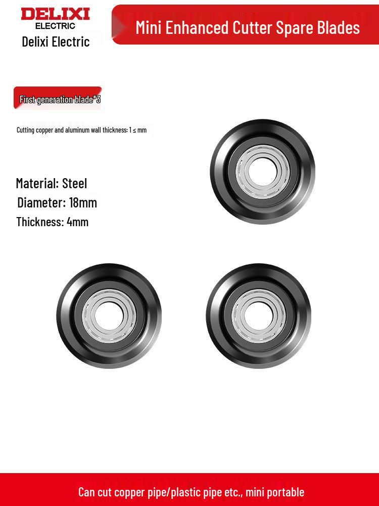 Delixi Manual Pipe Cutter: Quick and Efficient Tool for Cutting Steel, Copper, Iron, and Stainless Steel Pipes