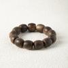 Natural Kynam Agarwood 108-Bead Multi-Strand Prayer Bracelet for Women and Men