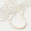 Silver 925 Pearl Bead Necklace 8MM ELSVNN002
