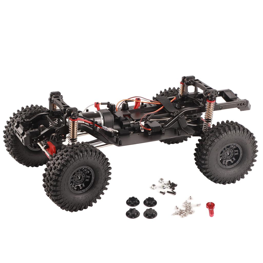 RC 2 Speed Transmission Chassis Frame with Differential Portal Axle for Traxxas RC Crawler Car with Wheel