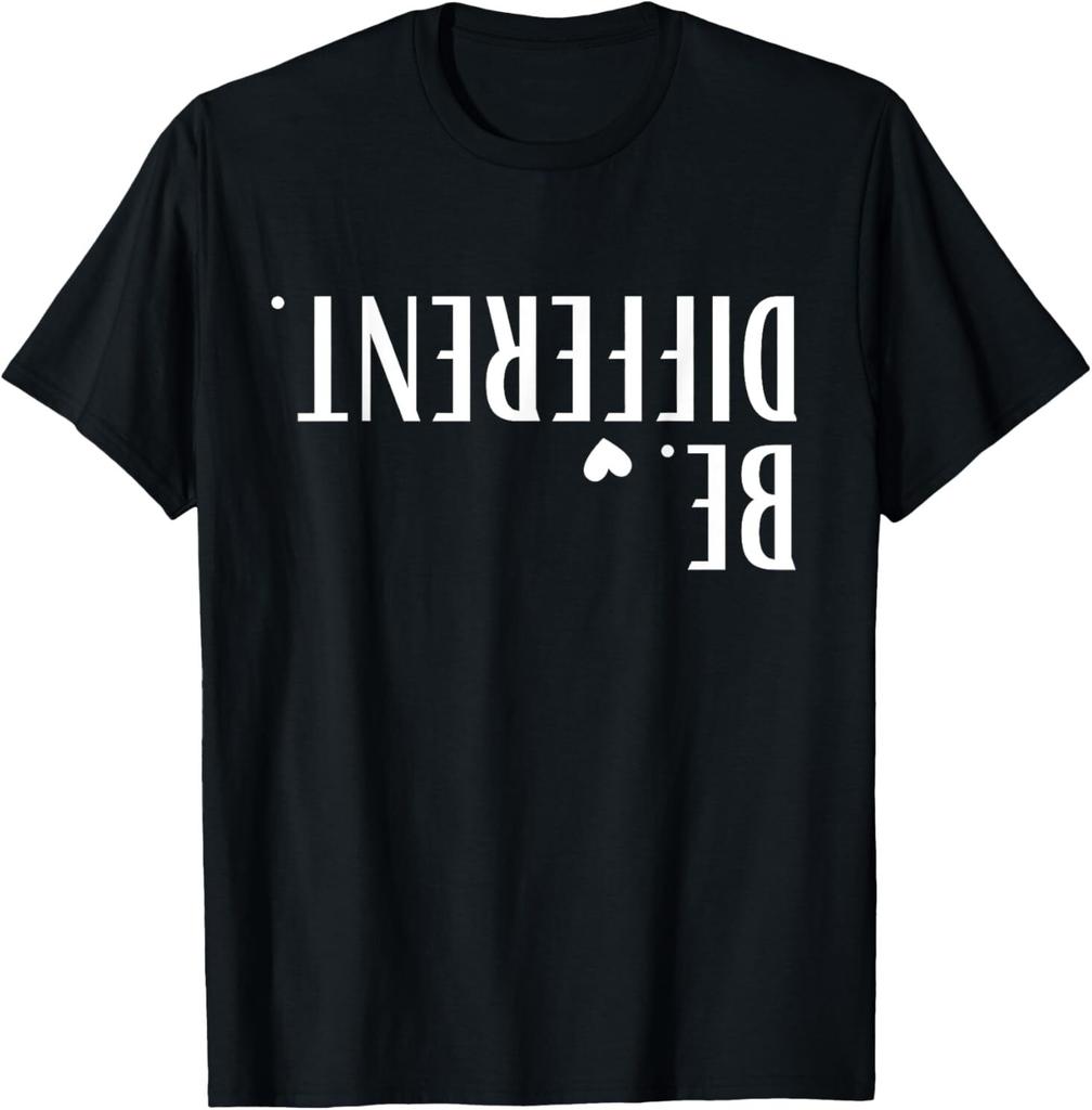 Funny Upside Down Be Different Men Women Kids T-Shirt