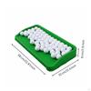Golf Ball Tray Practice Tee Box PU Rubber Portable Sports Accessory for Driving Range,