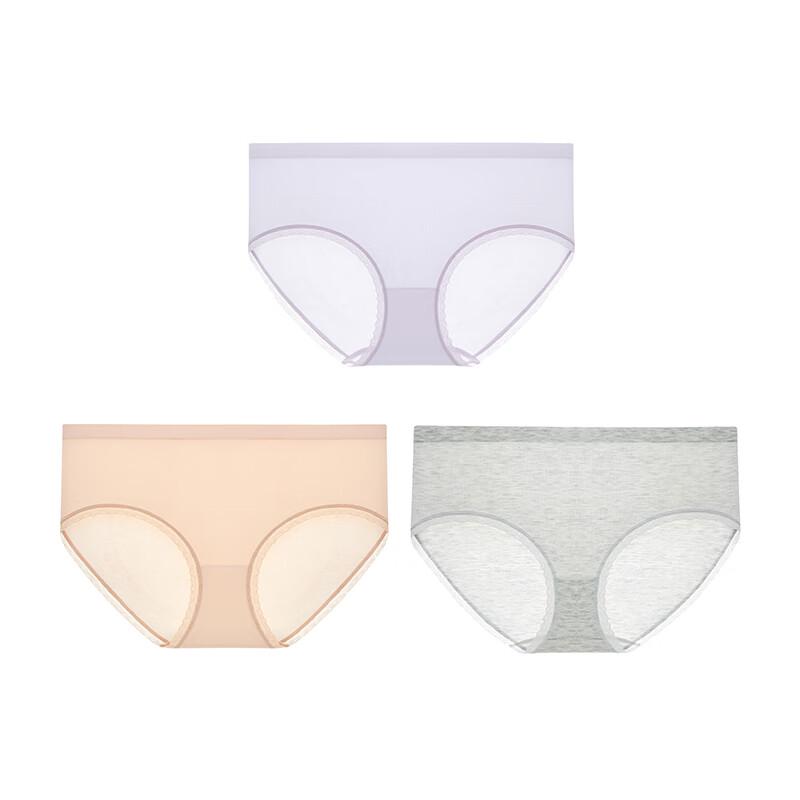 

Женские антибактериальные трусы-слипы средней посадки (3-Pack) L