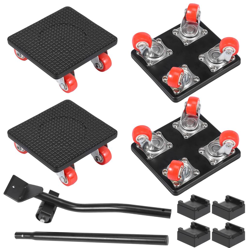 Furniture Dolly 4 Wheels Heavy Duty Furniture Mover with 360° Rotating Wheels Furniture Lifter for Moving Furniture Appliances