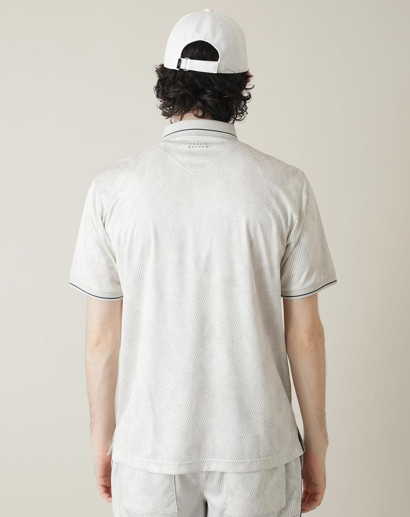 TravisMatthew Short Sleeve Polo Shirt Golf 7AL041 L Men's (Moisture-Wicking, Quick-Drying, Cool-To-the-Touch) / / 1MOB_Moonbeam