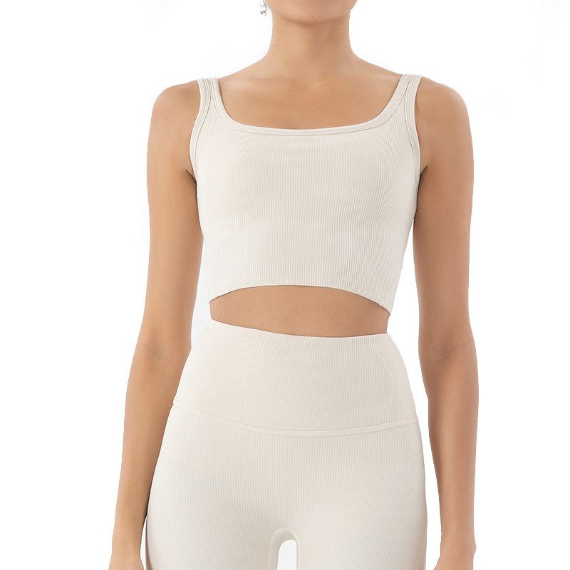 Yoga Thread Skin-Friendly Nude Feel Vest Sports Bra